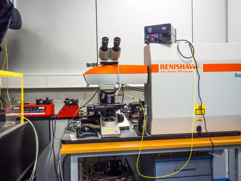 Renishaw In Via Reflex Raman microspectrometer